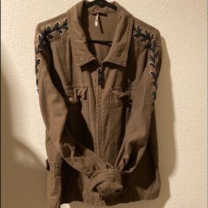 Free People Jacket - Army Green